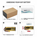 DXF LiPo Battery 3S HV 11.4V 8000mAh 140C Graphene Softcase with EC5 / T / TRX / XT60 / XT90 / XT150 / Q8s Plug for RC 1/8 1/10 Buggy Truck Car Off-Road Drone