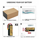 DXF Lipo Battery 6S 22.2V 4200mAh 150C GoldSeries Graphene Softcase with EC5 / T / TRX / XT60 / XT90 / XT150 / Q8s Plug for RC 1/8 1/10 Buggy Truck Car Off-Road Drone