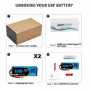 DXF LiPo Battery 3S 11.1V 5200mAh 80C Graphene Softcase with EC5 / T / TRX / XT60 / XT90 / XT150 / Q8s Plug for RC 1/8 1/10 Buggy Truck Car Off-Road Drone