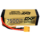 (CN)DXF Lipo Battery 4S 15.2V 7500MAH 150C  lipo Hardcase with  DEANS/T Plug for Rc 1/8 1/10 Buggy Truck Car Off-Road Drone