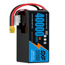 (CN)DXF 12S Lipo Battery 44.4V 5C 40000mAh Soft Case Battery  for Drone UAV FPV Car Truck Tank RC Buggy Truggy Racing Hobby Semi solidstate battery