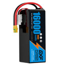 DXF LiPo Battery 6S 22.2V 16000mAh 100C Graphene Softcase Blue with EC5 / T / TRX / XT60 / XT90 / XT150 / Q8s Plug for RC 1/8 1/10 Buggy Truck Car Off-Road Drone