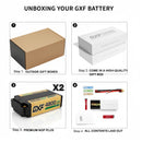 DXF LiPo Battery 2S HV 7.6V 4800mAh 140C Graphene Gray NGP Plus Gold Version with 5mm Bullet / EC5 / T / TRX / XT60 / XT90 / XT150 / Q8s Plug for RC 1/10 Touring Car Racing