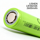 LISHEN LR1865SK 2600mAh 5.2A 18650 Li-ion Cell for Protected Portable Electronics, Backup Power & Battery Packs (1–100 PCS)