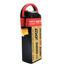 (CN)DXF 4S Lipo Battery 14.8V 150C 5200mAh Soft Case Battery with EC5 XT90 Connector for Car Truck Tank RC Buggy Truggy Racing Hobby