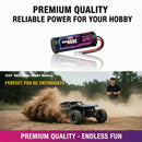 DXF NiMH Battery 6S 7.2V 3600mAh with Tamiya / EC3 / T-Plug / XT60 Connector for RC 1/10 Car Truck Buggy
