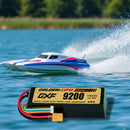 DXF Lipo Battery 6S HV 22.8V 9200mAh 140C GoldSeries Graphene Softcase with EC5 / T / TRX / XT60 / XT90 / XT150 / Q8s Plug for RC 1/8 1/10 Buggy Truck Car Off-Road Drone