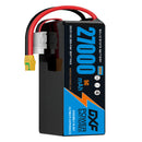 DXF 6S 22.2V 27000mAh 10C Soft Case LiPo Battery with 8AWG Wire for Toy Cars, Boats, UAVs & Drones (1-6 Pack)