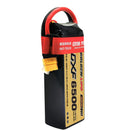 (CN)DXF 6S Lipo Battery 22.2V 150C 6500mAh Soft Case Battery with EC5 XT90 Connector for Car Truck Tank RC Buggy Truggy Racing Hobby