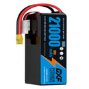 (CN)DXF 12S Lipo Battery 44.4V 10C 21000mAh Soft Case Battery  for Drone UAV FPV Car Truck Tank RC Semi solidstate Battery Racing Hobby