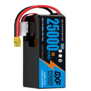 (CN)DXF 6S Lipo Battery 22.2V 10C 25000mAh Soft Case Battery  for Drone UAV FPV Car Truck Tank RC Buggy Truggy Racing Hobby