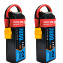 (FR)DXF 6S Lipo Battery 22.2V 100C 7000mAh Soft Case Battery with XT90 Connector for Car Truck Tank RC Buggy Truggy Racing Hobby