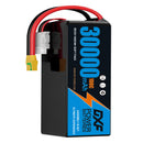 DXF LiPo Battery 6S 22.2V 30000mAh 100C Graphene Softcase Blue with EC5 / T / TRX / XT60 / XT90 / XT150 / Q8s Plug for RC 1/8 1/10 Buggy Truck Car Off-Road Drone