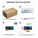 DXF Lipo Battery 6S 22.2V 4200mAh 100C GoldSeries Graphene Softcase with EC5 / T / TRX / XT60 / XT90 / XT150 / Q8s Plug for RC 1/8 1/10 Buggy Truck Car Off-Road Drone