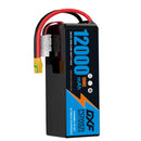 DXF LiPo Battery 6S 22.2V 12000mAh 100C Graphene Softcase Blue with EC5 / T / TRX / XT60 / XT90 / XT150 / Q8s Plug for RC 1/8 1/10 Buggy Truck Car Off-Road Drone