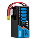 (CN)DXF 6S Lipo Battery 23.1V 15C 80000mAh Soft Case Battery  for Drone UAV FPV Car Truck Tank RC Buggy Truggy Racing Hobby