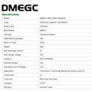 100% Original A Grade Cylindrical Dmegc Inr18650-29e 3.7V 18650 2900mAh 3c Rechargeable Lithium Battery for E -Bike