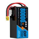 (CN)DXF 14S Lipo Battery 53.9V 15C 80000mAh Soft Case Battery  for Drone UAV FPV Car Truck Tank RC Semi solidstate Battery Racing Hobby