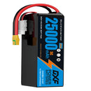 (CN)DXF 14S Lipo Battery 51.8V 10C 25000mAh Soft Case Battery  for Drone UAV FPV Car Truck Tank RC Semi solidstate Battery Racing Hobby