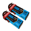 (UK)DXF 2S 8400mAh 7.4V 100C Batteria Lipo ad Alta Capacità Hardcase con Deans/T Spina per 1:8 Scala RC Auto, Multi-Rotore RC Aeroplano, RC Elicottero, RC Barca