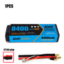 (CN) DXF 2S 7.4V Lipo Battery 100C 8400mAh with 4mm Bullet for RC 1/8 Vehicles Car Truck Tank Truggy Competition Racing Hobby