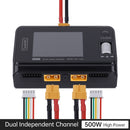 ToolkitRC M6D 500W 15A DC Dual Channel MINI Smart Charger ADP100, 100W, 20V,ToolkitRC ADP200 200W Output 19.5V 10.3A AB Clip