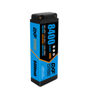 DXF LiPo Battery 2S2P HV 7.6V 8400mAh 140C Graphene Blue with 5mm Bullet / EC5 / T / TRX / XT60 / XT90 / XT150 / Q8s Plug for RC 1/10 1/8 1/5 Scale Car Racing