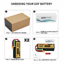 DXF Lipo Battery 6S HV 22.8V 8000mAh 140C GoldSeries Graphene Softcase with EC5 / T / TRX / XT60 / XT90 / XT150 / Q8s | RC Car Boat Drone