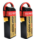 DXF Lipo Battery 6S 22.2V 5200mAh 100C Graphene Softcase with EC5 / T / TRX / XT60 / XT90 / XT150 / Q8s Plug for RC 1/8 1/10 Buggy Truck Car Off-Road Drone