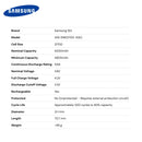 New Samsung INR21700-50E  5000mAh  9.8A Battery