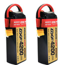 (CN)DXF 5S Lipo Battery 18.5V 150C 4200mAh Soft Case Battery with EC5 XT90 Connector for Car Truck Tank RC Buggy Truggy Racing Hobby