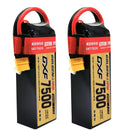 DXF Lipo Battery 4S HV 15.2V 7500mAh 150C GoldSeries Graphene Softcase with EC5 / T / TRX / XT60 / XT90 / XT150 / Q8s Plug for RC 1/8 1/10 Buggy Truck Car Off-Road Drone