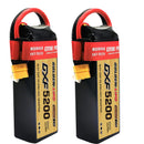 DXF Lipo Battery 5S 18.5V 5200mAh 100C Graphene Softcase with EC5 / T / TRX / XT60 / XT90 / XT150 / Q8s Plug for RC 1/8 1/10 Buggy Truck Car Off-Road Drone