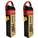 (CN)DXF 2S Lipo Battery 7.6V 150C 75000mAh Soft Case Battery with EC5 XT90 Connector for Car Truck Tank RC Buggy Truggy Racing Hobby