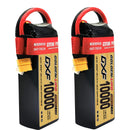 DXF Lipo Battery 5S HV 19.0V 10000mAh 150C GoldSeries Graphene Softcase with EC5 / T / TRX / XT60 / XT90 / XT150 / Q8s Plug for RC 1/8 1/10 Buggy Truck Car Off-Road Drone