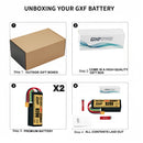 DXF Lipo Battery 6S HV 22.8V 9200mAh 140C GoldSeries Graphene Softcase with EC5 / T / TRX / XT60 / XT90 / XT150 / Q8s Plug for RC 1/8 1/10 Buggy Truck Car Off-Road Drone