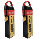 (CN)DXF 2S Lipo Battery 7.4V 150C 9500mAh Soft Case Battery with EC5 XT90 Connector for Car Truck Tank RC Buggy Truggy Racing Hobby