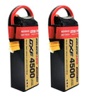 (CN)DXF 6S Lipo Battery 22.2V 150C 4500mAh Soft Case Battery with EC5 XT90 Connector for Car Truck Tank RC Buggy Truggy Racing Hobby