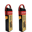 (CN)DXF 2S Lipo Battery 7.6V 150C 10000mAh Soft Case Battery with EC5 XT90 Connector for Car Truck Tank RC Buggy Truggy Racing Hobby