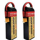 (CN)DXF 3S Lipo Battery 11.1V 150C 6500mAh Soft Case Batter5y with EC5 XT90 Connector for Car Truck Tank RC Buggy Truggy Racing Hobby