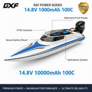 DXF LiPo Battery 4S 14.8V 10000mAh 100C Graphene Softcase with EC5 / T / TRX / XT60 / XT90 / XT150 / Q8s Plug for RC 1/8 1/10 Buggy Truck Car Off-Road Drone