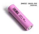 DMEGC INR18650-26E 2600mAh 8A Li-ion Battery for Flashlights, E-Bikes & DIY Battery Packs (1-100 PCS)
