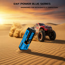 DXF LiPo Battery 2S2P 7.4V 8000mAh 140C Graphene Blue with EC5 / T / TRX / XT60 / XT90 / XT150 / XT90S / Q8s Plug for RC 1/10 Touring Car Racing