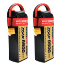 (CN)DXF 5S Lipo Battery 18.5V 150C 9500mAh Soft Case Battery with EC5 XT90 Connector for Car Truck Tank RC Buggy Truggy Racing Hobby