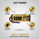 DXF 3S 11.4V 9200mAh 140C Hardcase LiPo Battery with 10AWG EC5 for 1/8 1/10 RC Cars, Boats, Trucks (1-6 Pack Available)