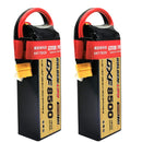 DXF LiPo Battery 4S 14.8V 9500mAh 150C Graphene Softcase with EC5 / T / TRX / XT60 / XT90 / XT150 / Q8s Plug for RC 1/8 1/10 Buggy Truck Car Off-Road Drone