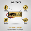 DXF LiPo Battery 3S HV 11.4V 8000mAh 140C Graphene Softcase with EC5 / T / TRX / XT60 / XT90 / XT150 / Q8s Plug for RC 1/8 1/10 Buggy Truck Car Off-Road Drone