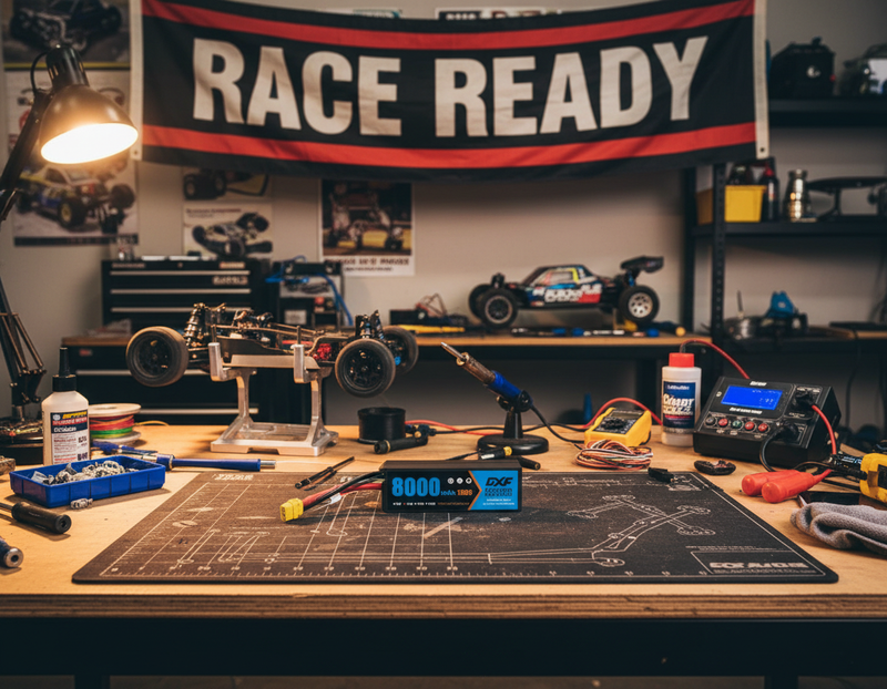 赛车维修台场景