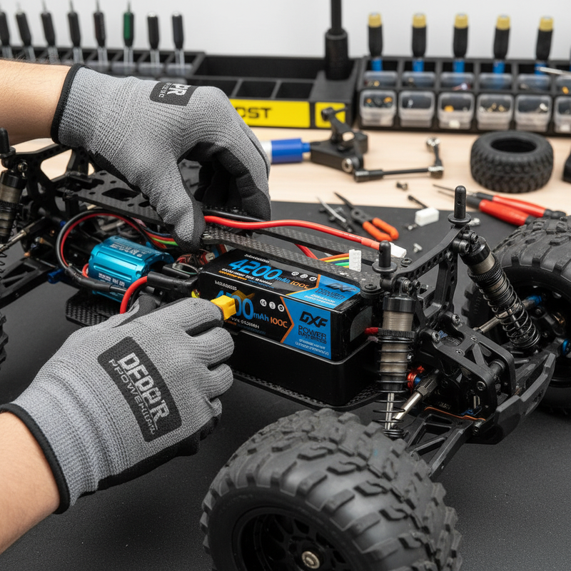 怪兽卡车电池安装