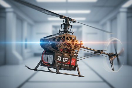 是直升机，不是四轴飞行器